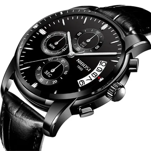 NIBOSI Top Luxury Brand Watches Mens Quartz Waterproof Army Military Men Watch Reloj Hombre Zegarek Meski Relogio Masculino