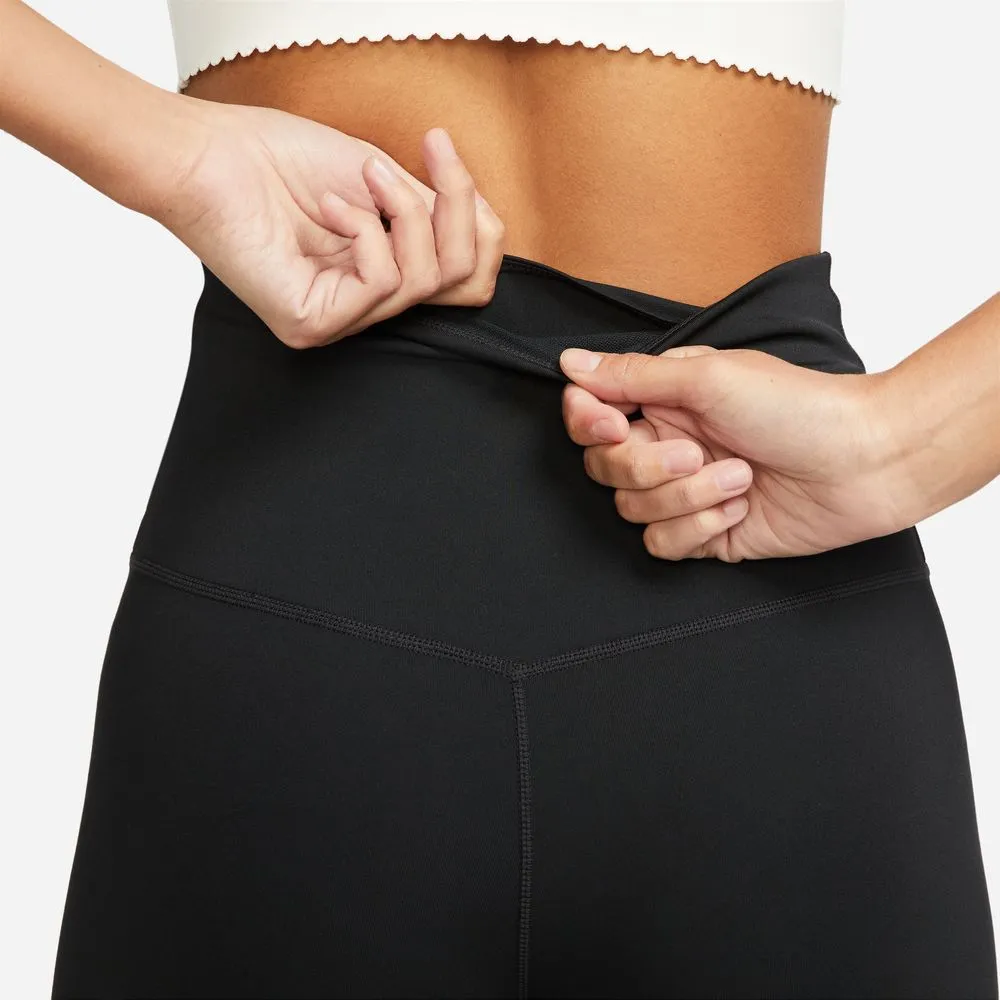 Nike Women's One Dri-FIT Crop Tight Black / White