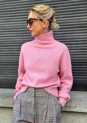 NOLA CASHMERE TURTLENECK | ORCHID SMOKE