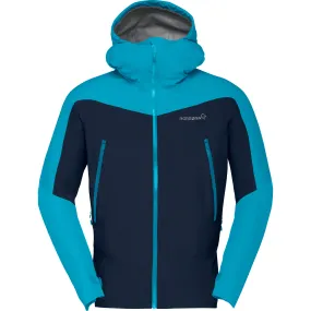 Norrøna Men&#x27;s Falketind Gore-Tex Jacket Hawaiian Surf/Indigo Night | Buy Norrøna Men&#x27;s Falketind Gore-Tex Jacket Hawaiian Surf/Indigo Night here | Outnorth
