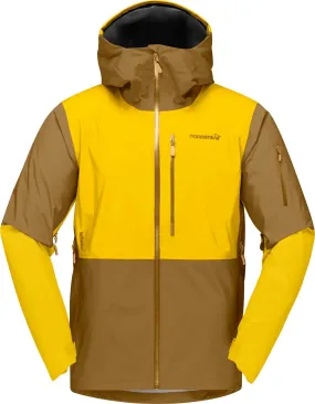 Norrøna Men&#x27;s Lofoten GORE-TEX Jacket Sulphur/Camelflage | Buy Norrøna Men&#x27;s Lofoten GORE-TEX Jacket Sulphur/Camelflage here | Outnorth