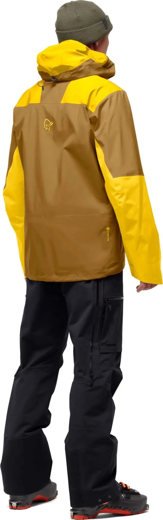 Norrøna Men&#x27;s Lofoten GORE-TEX Jacket Sulphur/Camelflage | Buy Norrøna Men&#x27;s Lofoten GORE-TEX Jacket Sulphur/Camelflage here | Outnorth
