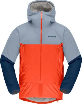 Norrøna Men&#x27;s Lyngen Dri2 Thermo60 Jacket Arednalin/Blue Fog | Buy Norrøna Men&#x27;s Lyngen Dri2 Thermo60 Jacket Arednalin/Blue Fog here | Outnorth