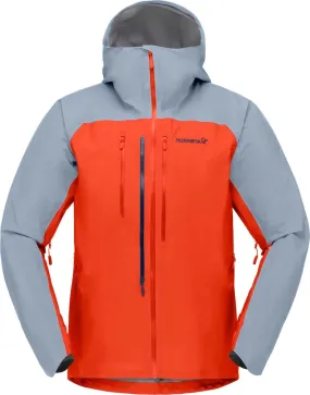 Norrøna Men&#x27;s Lyngen Gore-tex Jacket Adrenalin/Blue Fog | Buy Norrøna Men&#x27;s Lyngen Gore-tex Jacket Adrenalin/Blue Fog here | Outnorth