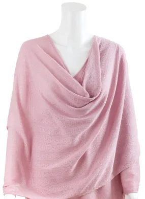 Nursing Cover Textured Knit fabric – Pink