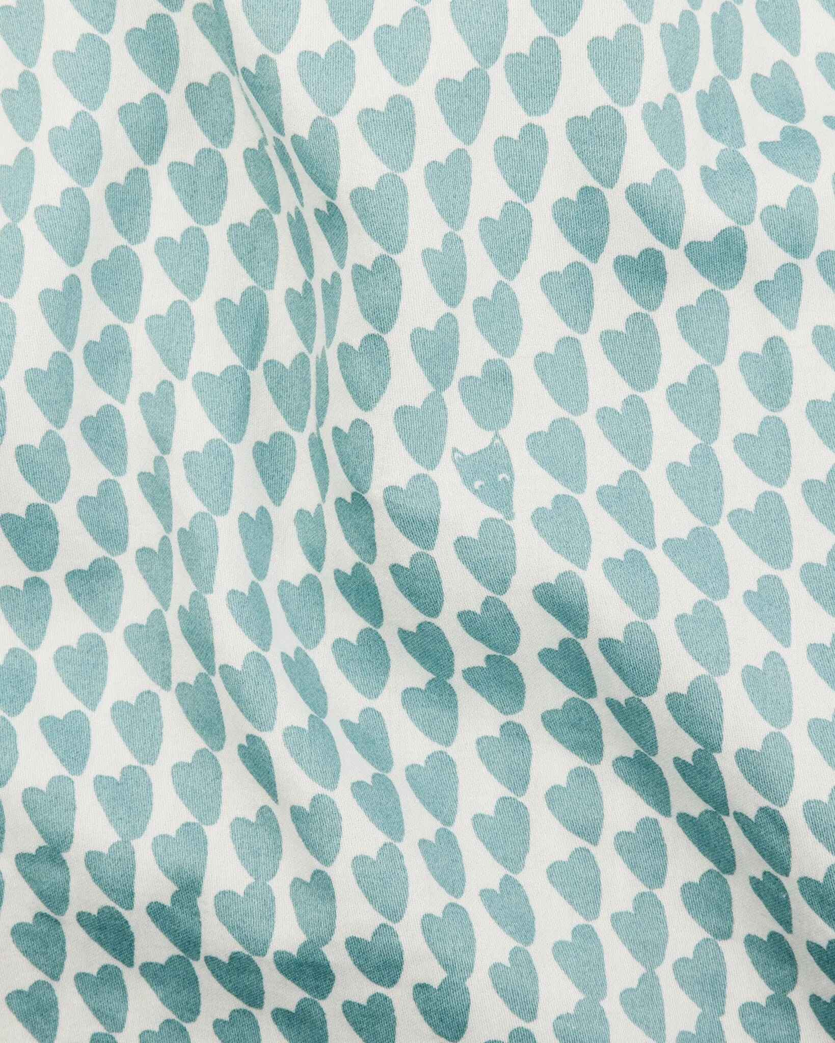 Organic Cotton Teal Pyjama Shorts, Hounds of Love