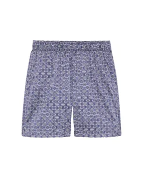 Palma Angra Trelica Printed Silk Short - Dusk