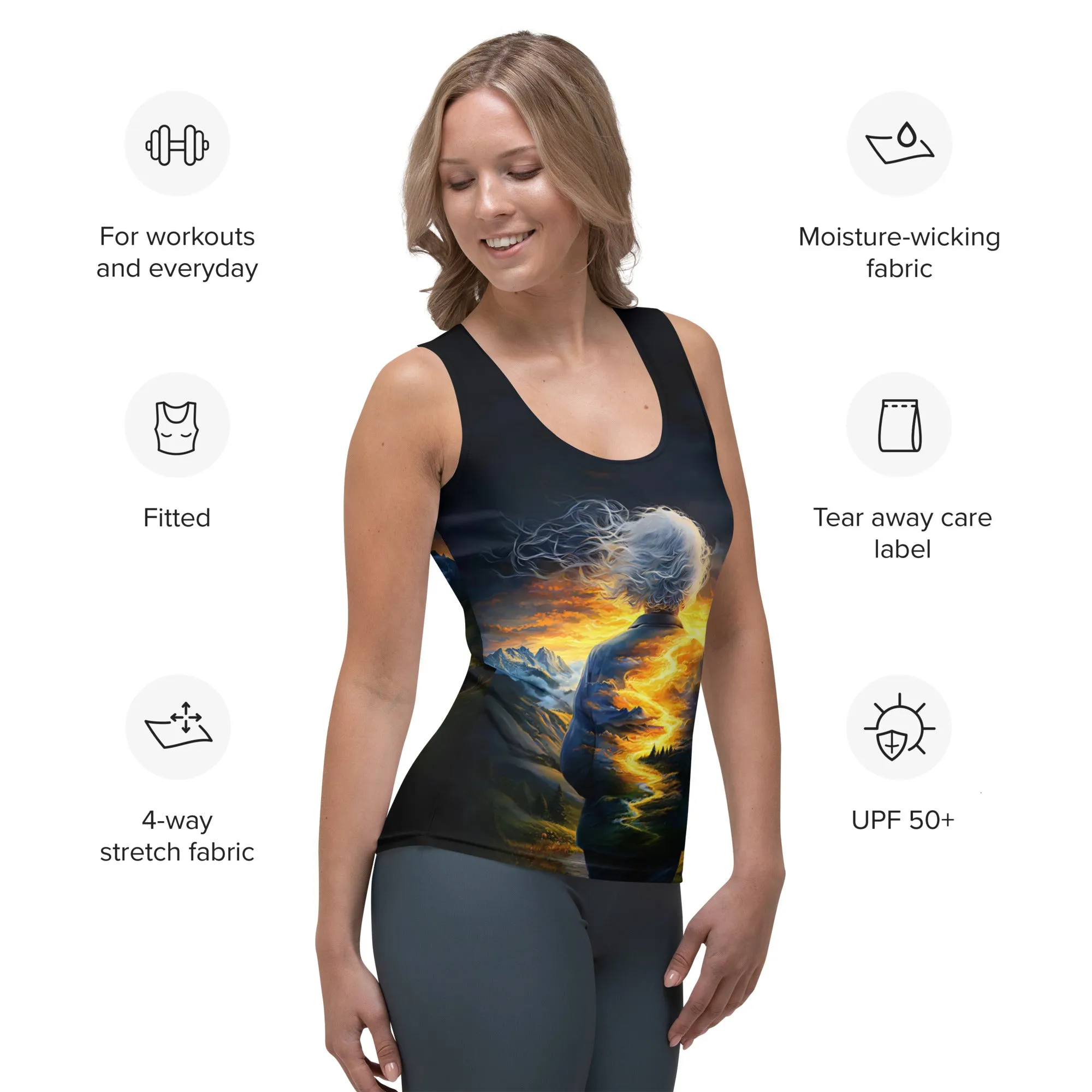 Path to Renewal Sublimation Cut & Sew Tank Top