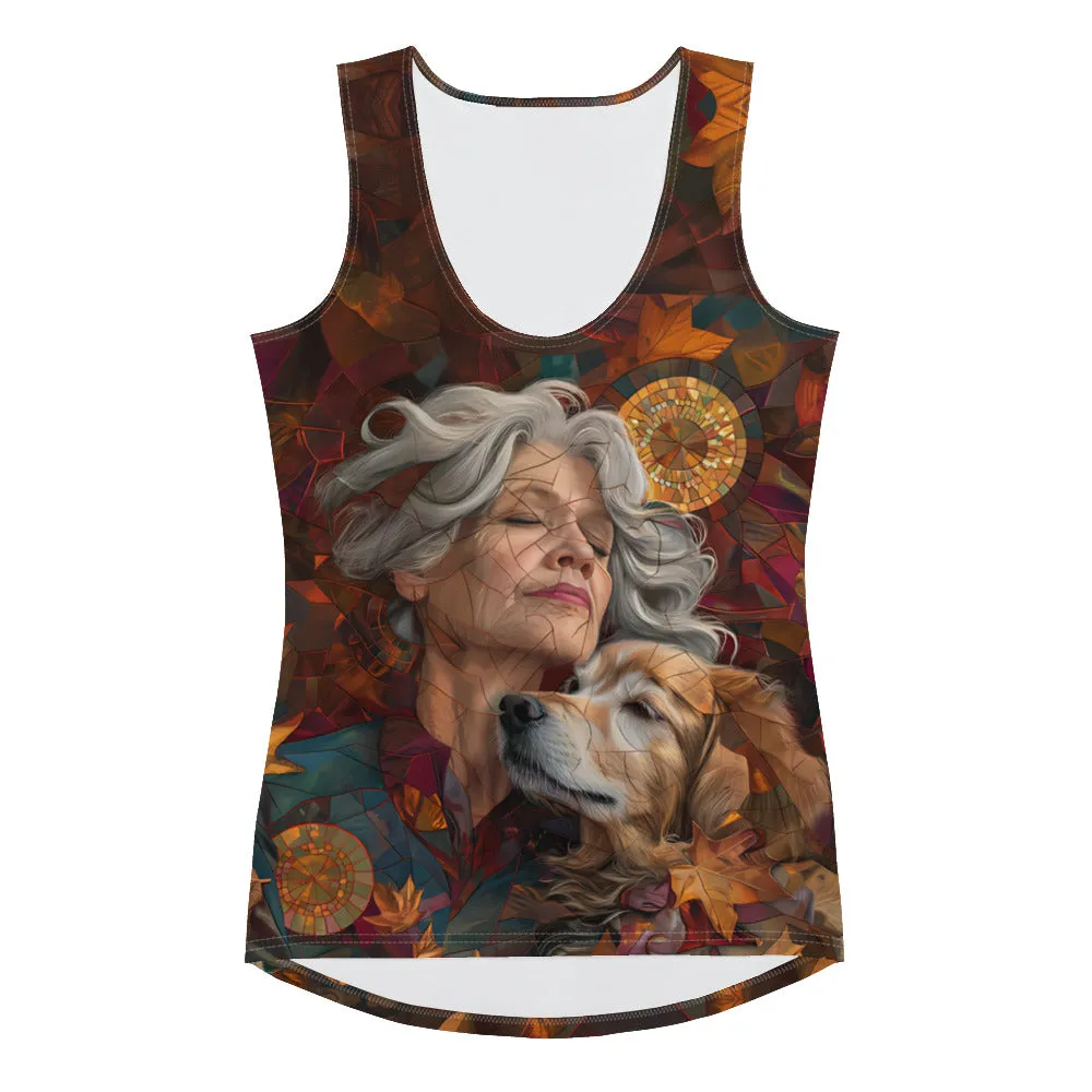 Paws & Peace Sublimation Cut & Sew Tank Top