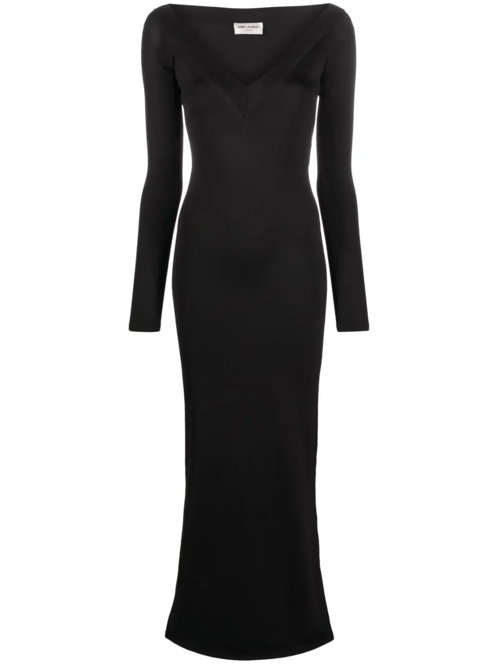 PLUNGING V-NECK MAXI DRESS