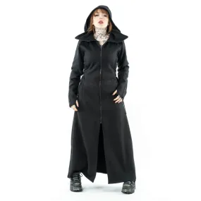 Poizen Industries Callen Hooded Full Length Cotton Coat