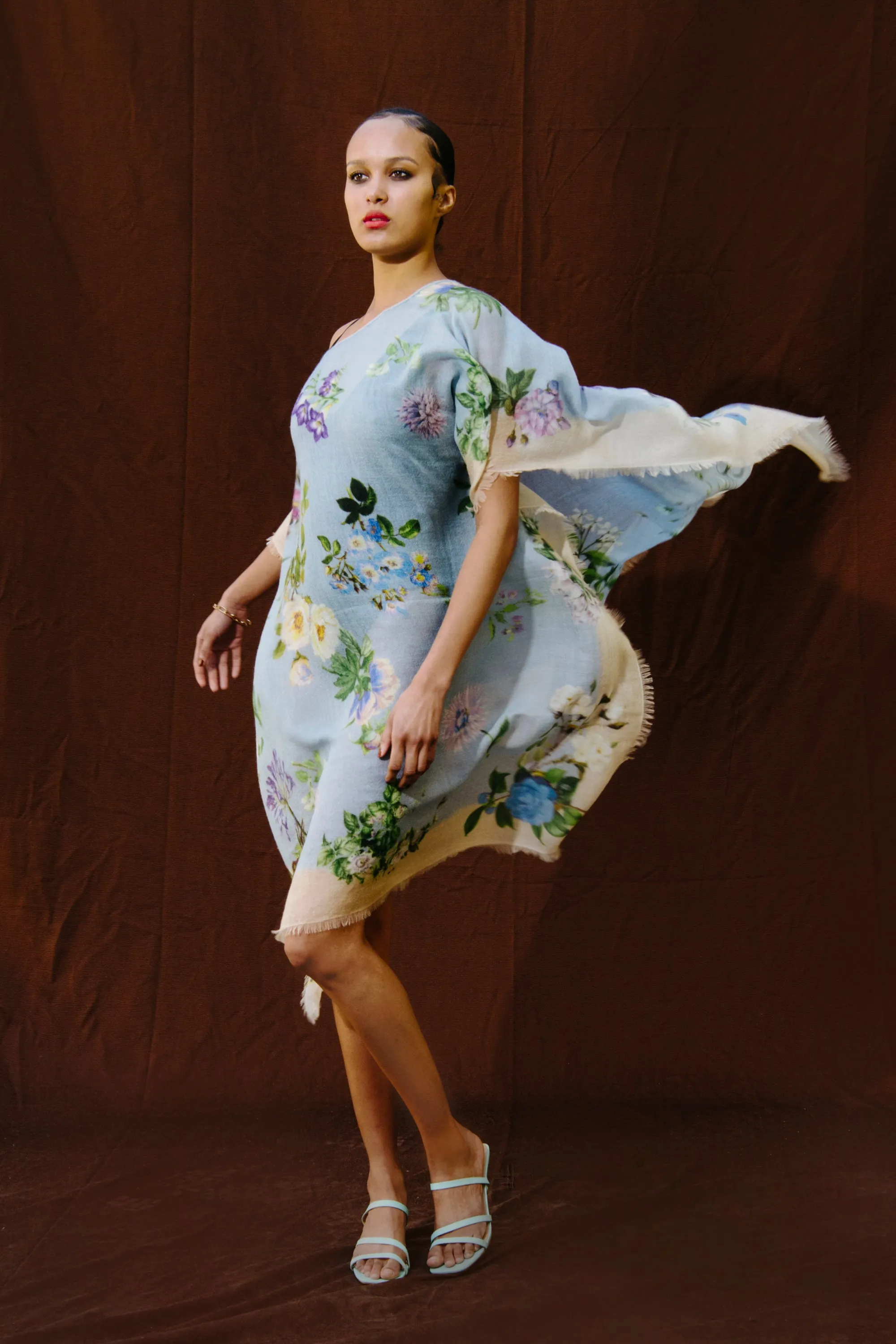 Poncho PEONIE CREME