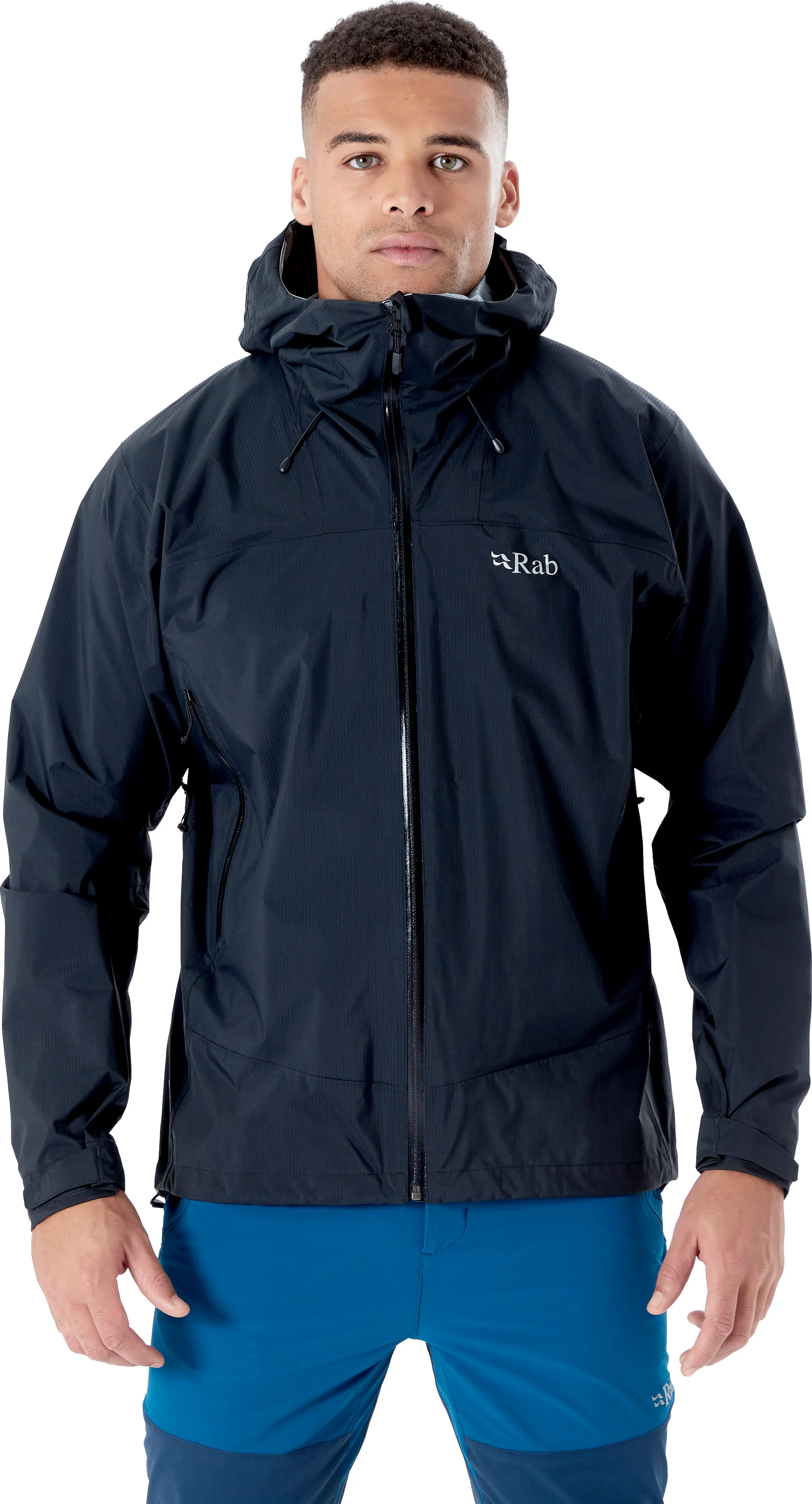 Rab Men&#x27;s Downpour Plus 2.0 Jacket Black | Buy Rab Men&#x27;s Downpour Plus 2.0 Jacket Black here | Outnorth