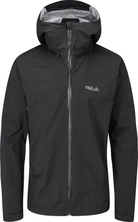 Rab Men&#x27;s Downpour Plus 2.0 Jacket Black | Buy Rab Men&#x27;s Downpour Plus 2.0 Jacket Black here | Outnorth