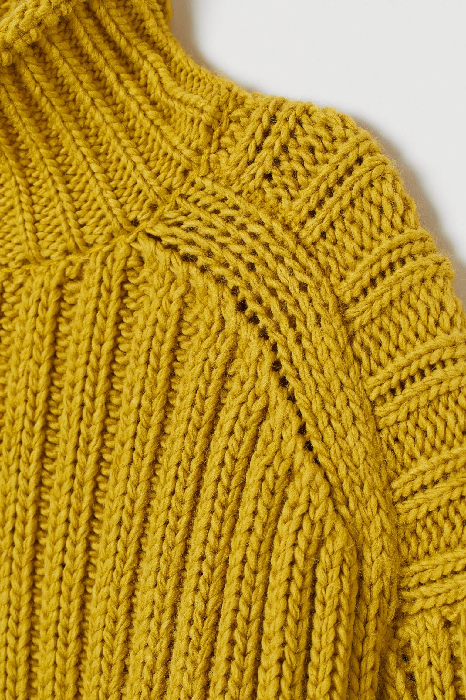 rib-knit turtleneck sweater - xl