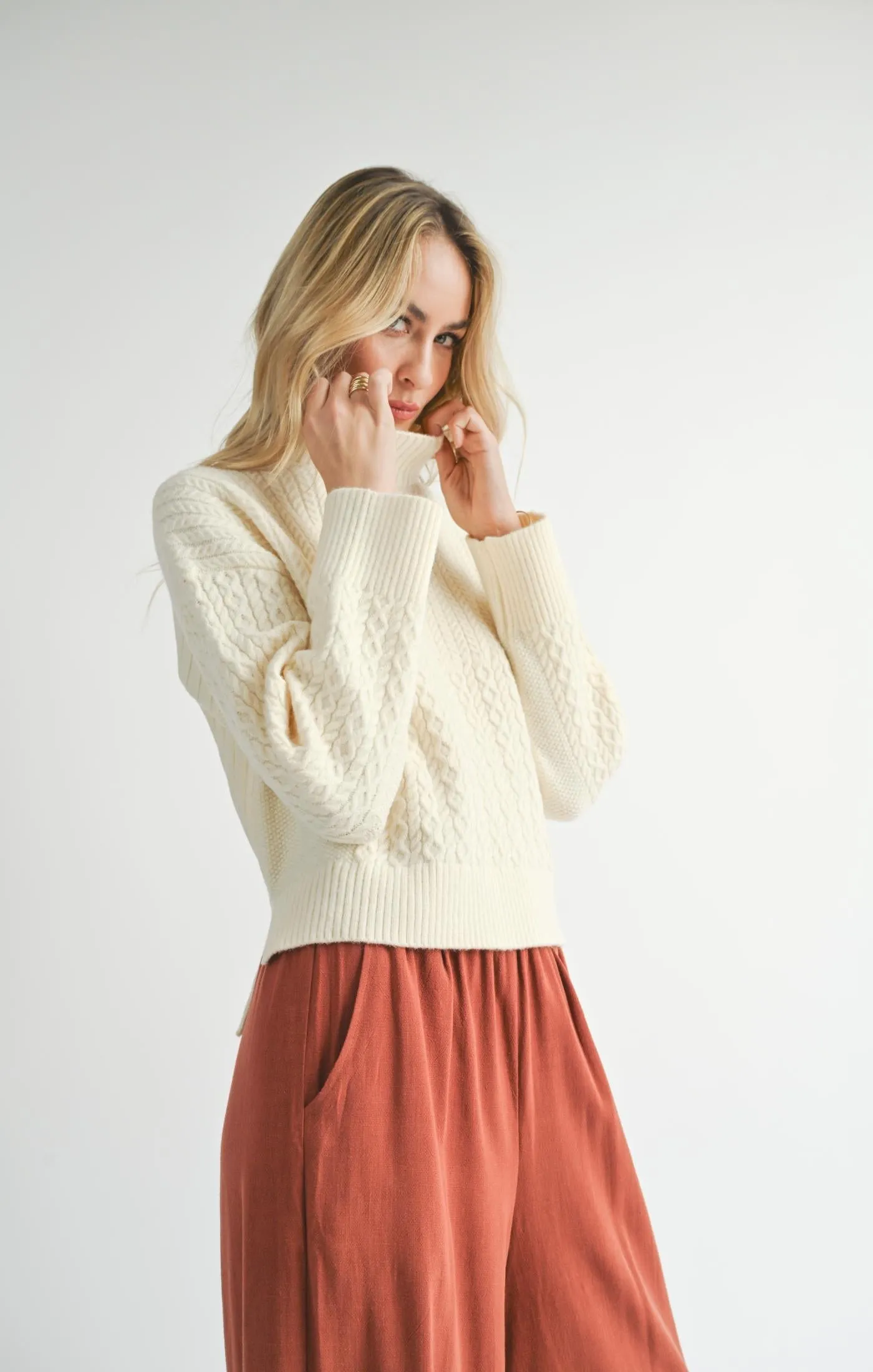 Sadie And Sage Liss Turtleneck Sweater