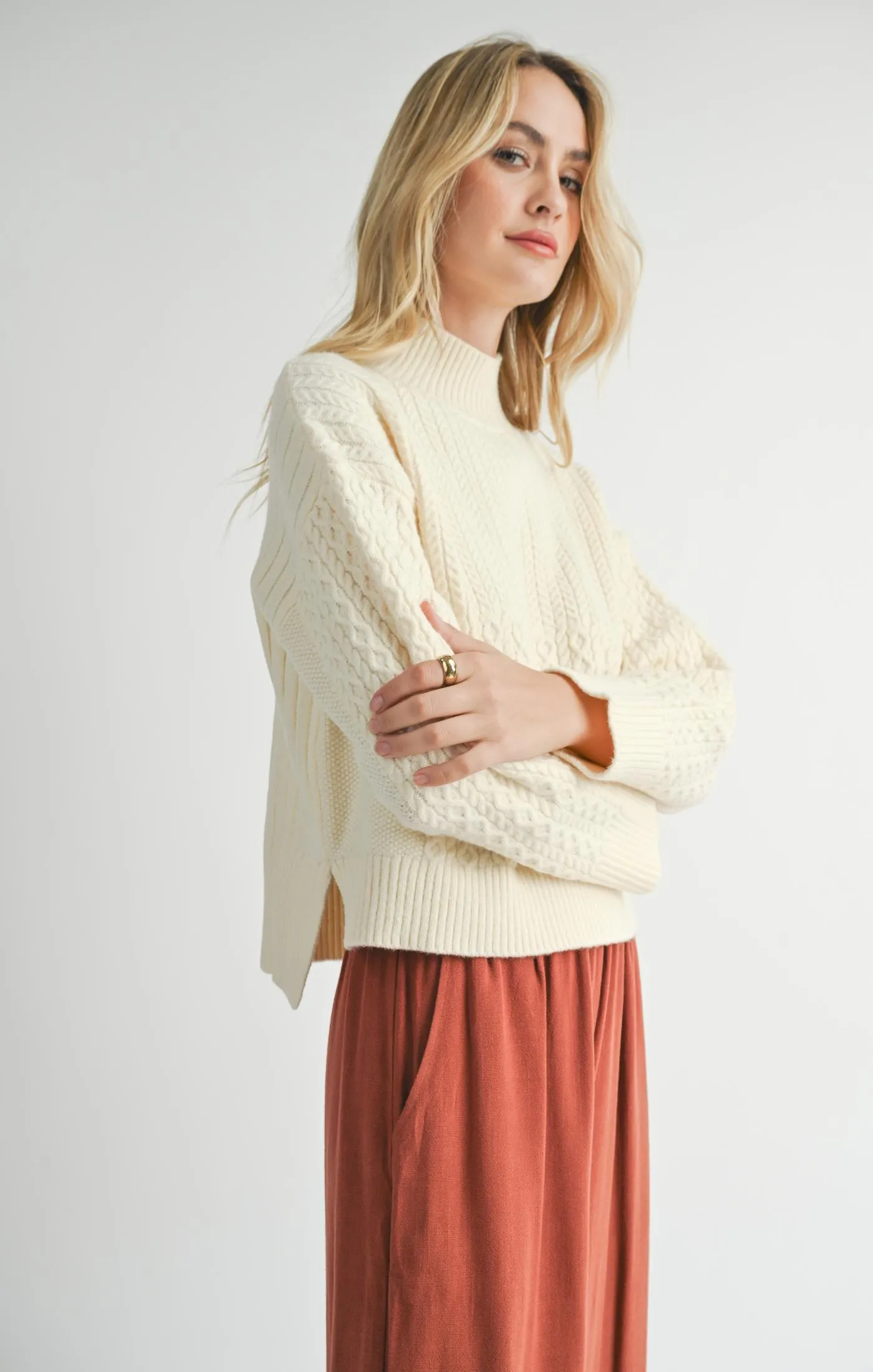 Sadie And Sage Liss Turtleneck Sweater