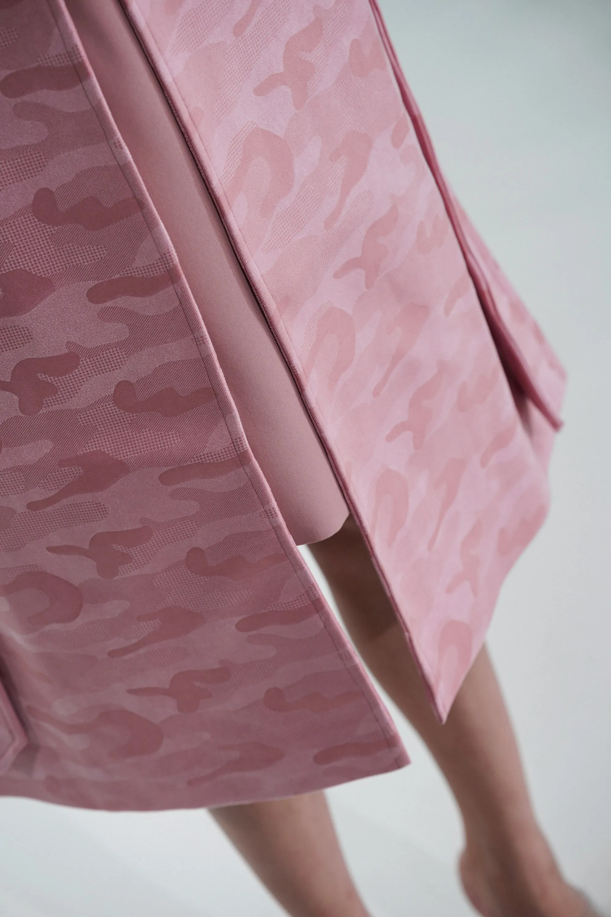 Sakura Camo Trench Coat