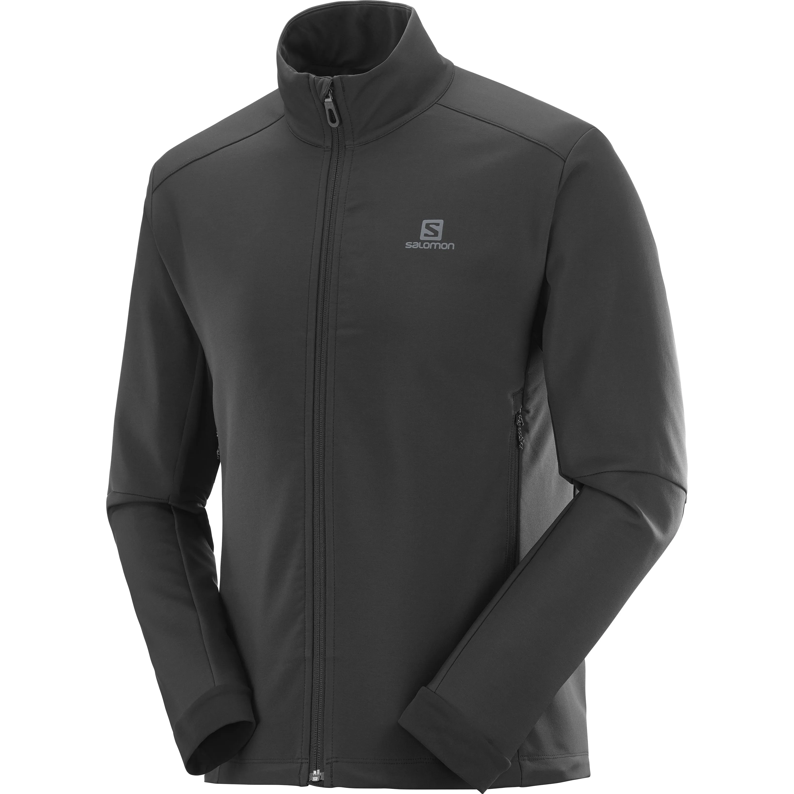 Salomon Men&#x27;s Agile Softshell Jacket Black | Buy Salomon Men&#x27;s Agile Softshell Jacket Black here | Outnorth