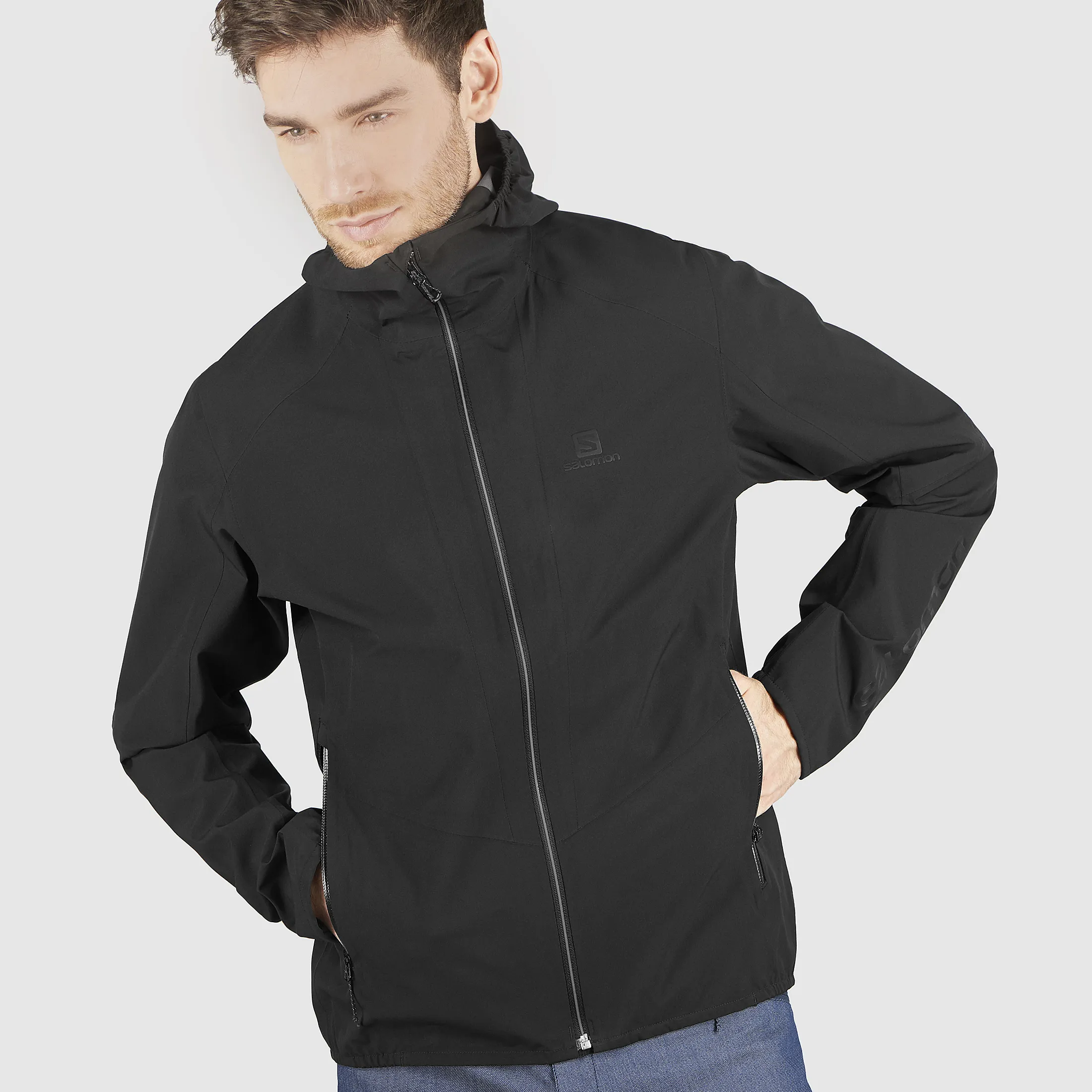 Salomon Men&#x27;s Outline Jacket Black | Buy Salomon Men&#x27;s Outline Jacket Black here | Outnorth