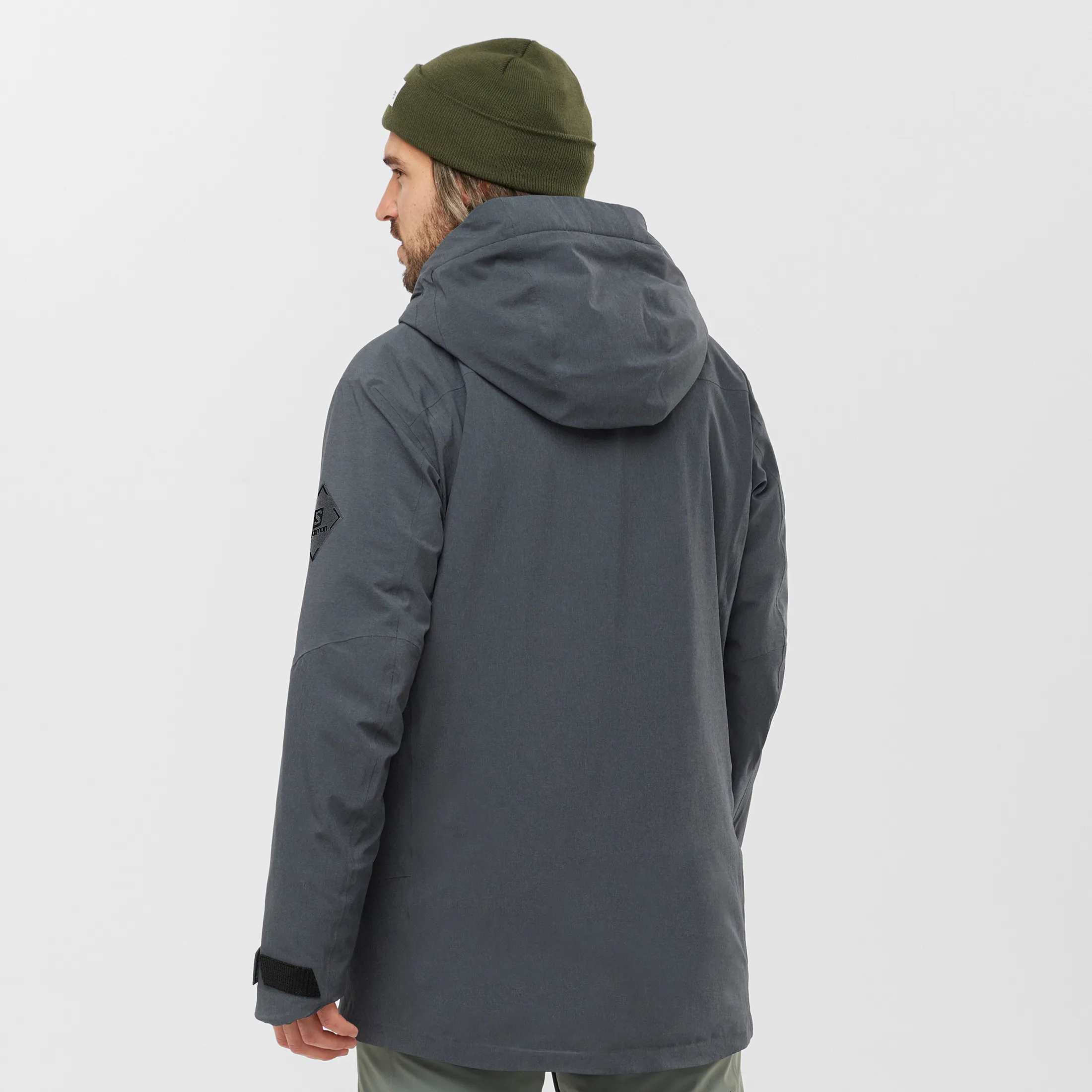 Salomon Men&#x27;s Stance Cargo Jacket Black/Heather | Buy Salomon Men&#x27;s Stance Cargo Jacket Black/Heather here | Outnorth