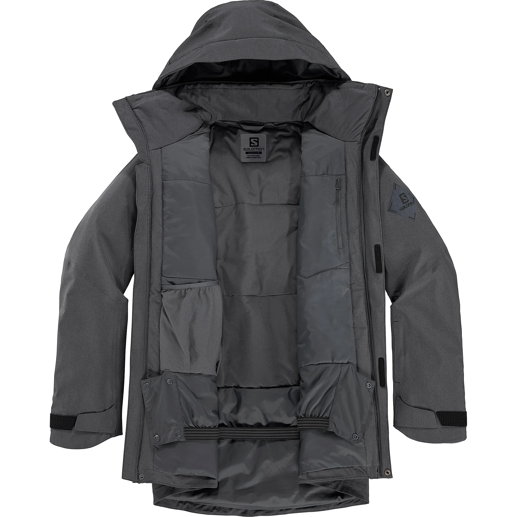 Salomon Men&#x27;s Stance Cargo Jacket Black/Heather | Buy Salomon Men&#x27;s Stance Cargo Jacket Black/Heather here | Outnorth