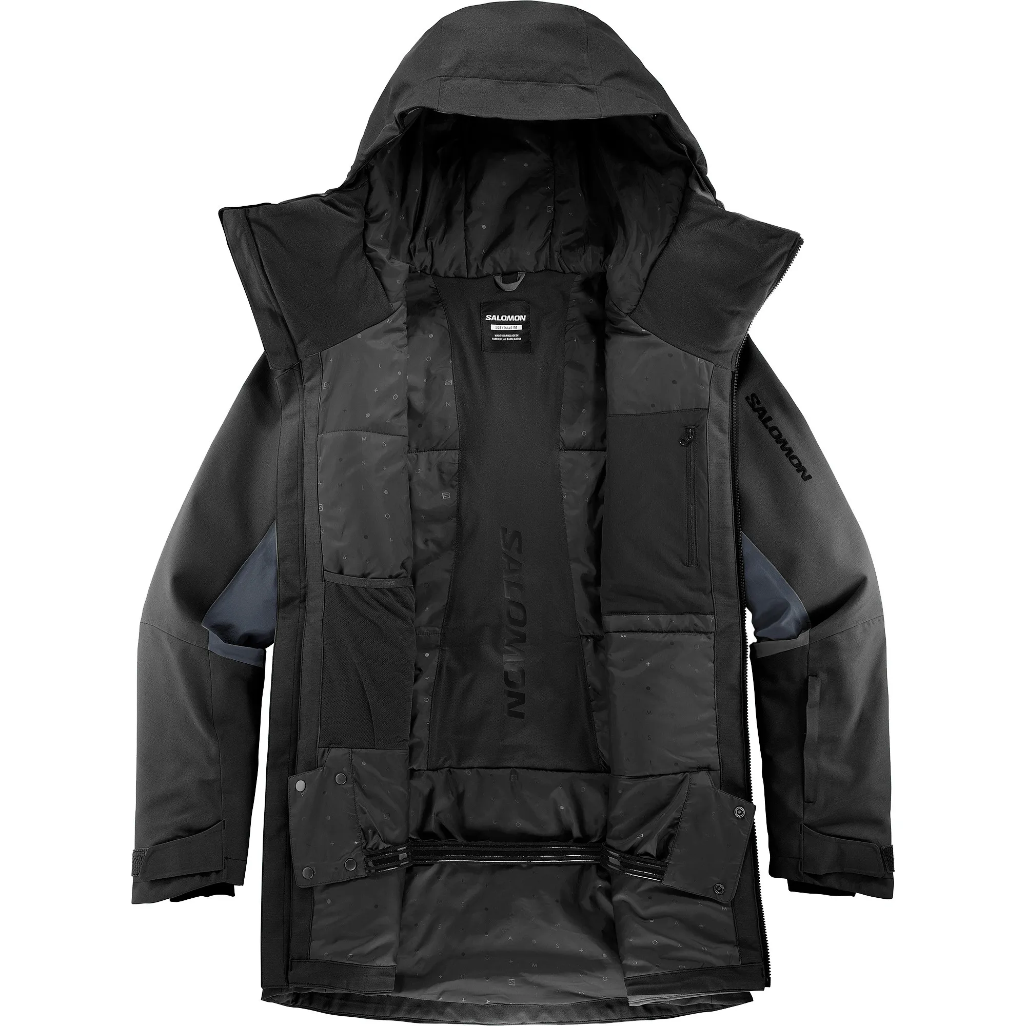 Salomon Men&#x27;s Untracked Jacket Deep Black/Periscope | Buy Salomon Men&#x27;s Untracked Jacket Deep Black/Periscope here | Outnorth