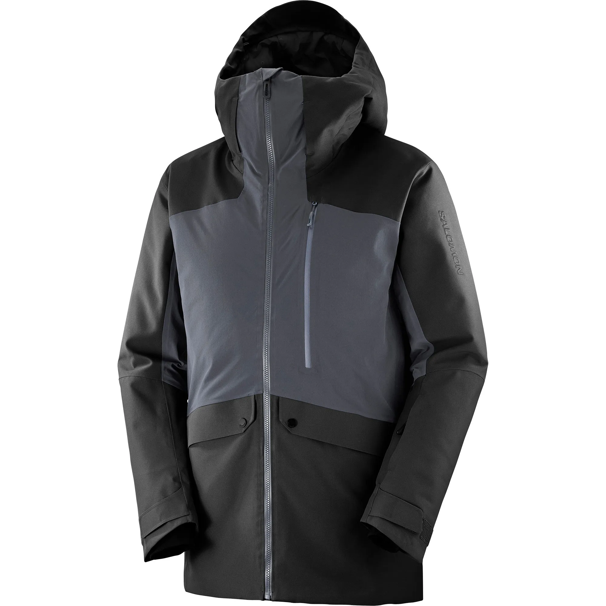 Salomon Men&#x27;s Untracked Jacket Deep Black/Periscope | Buy Salomon Men&#x27;s Untracked Jacket Deep Black/Periscope here | Outnorth