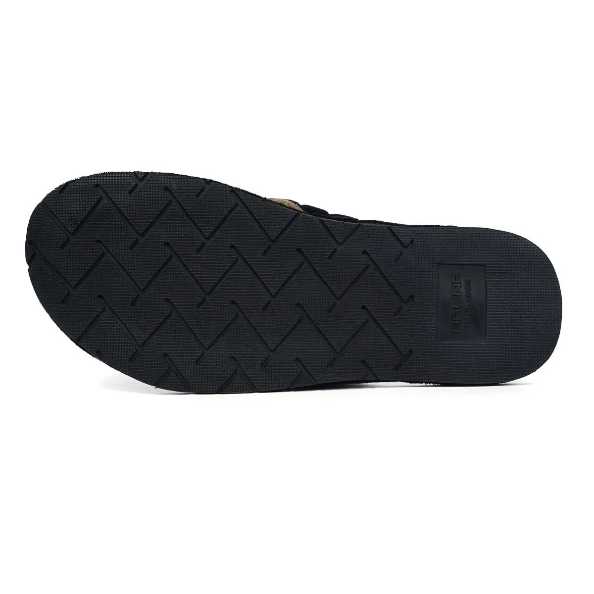 Soft Italian Velvet Slippers in Black Full Quilted with Beige Piping V-Strap