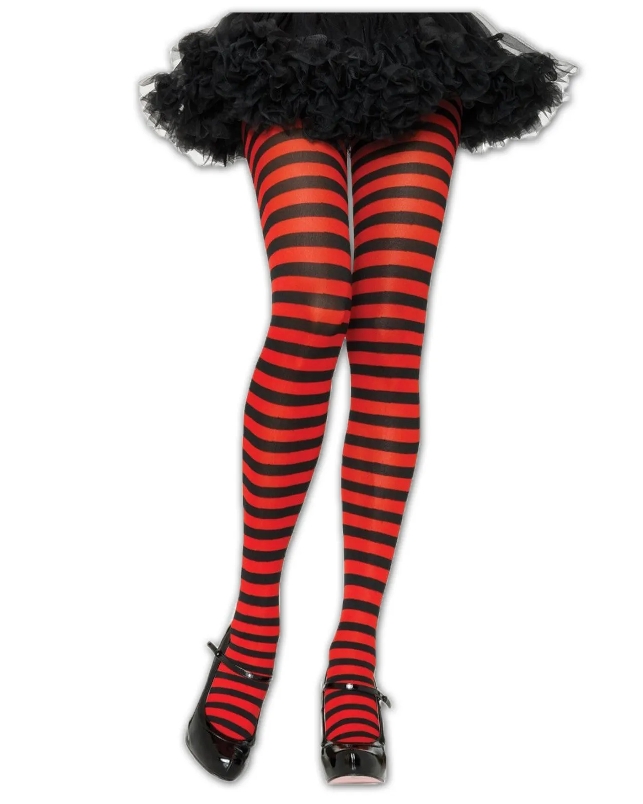 Sorceress Witch Costume with Black Renaissance Dress, Red