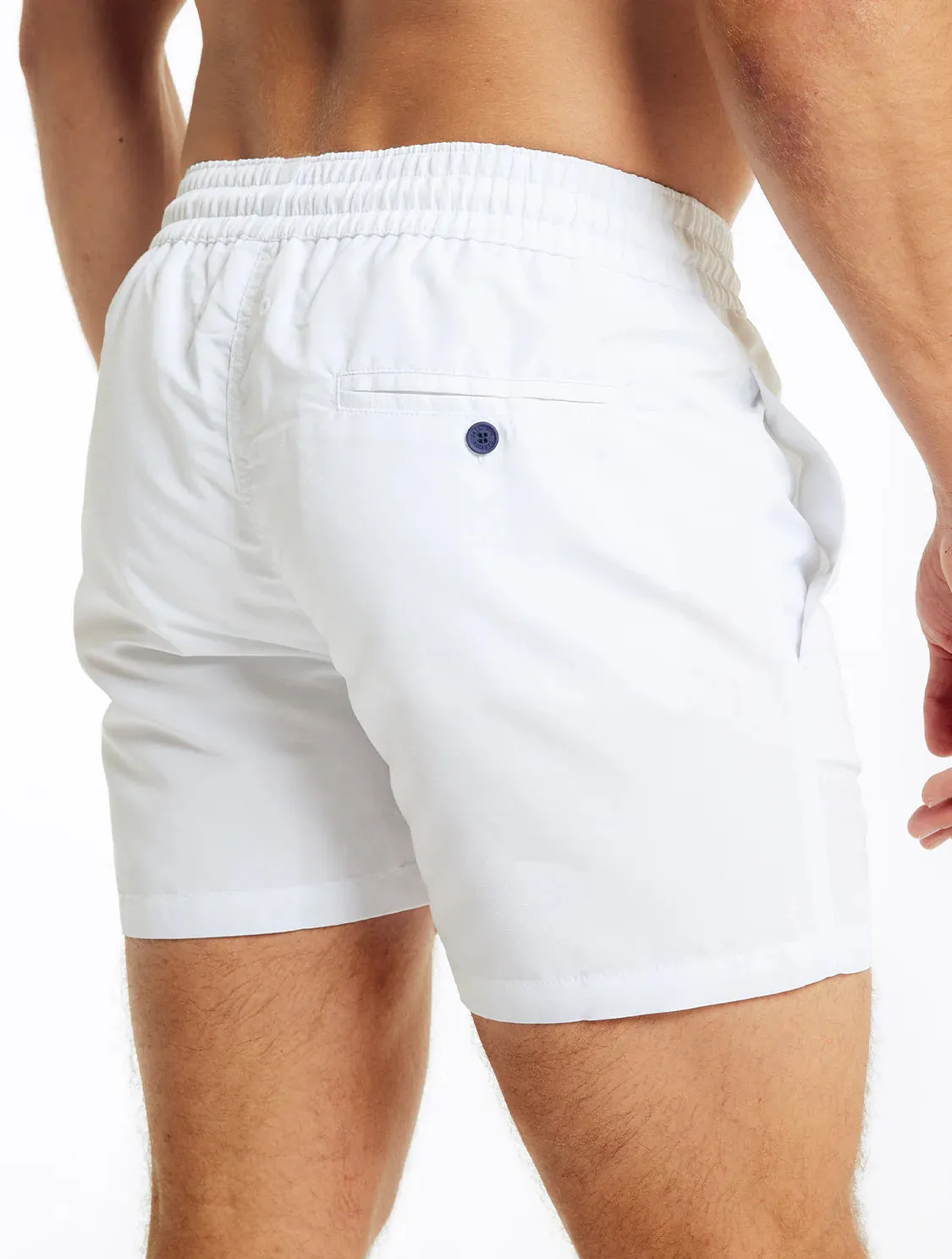 Sports Swim Shorts - White