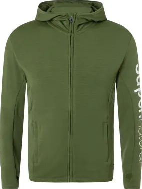 super.natural Men&#x27;s Alpine Hooded Jacket Rifle Green | Buy super.natural Men&#x27;s Alpine Hooded Jacket Rifle Green here | Outnorth