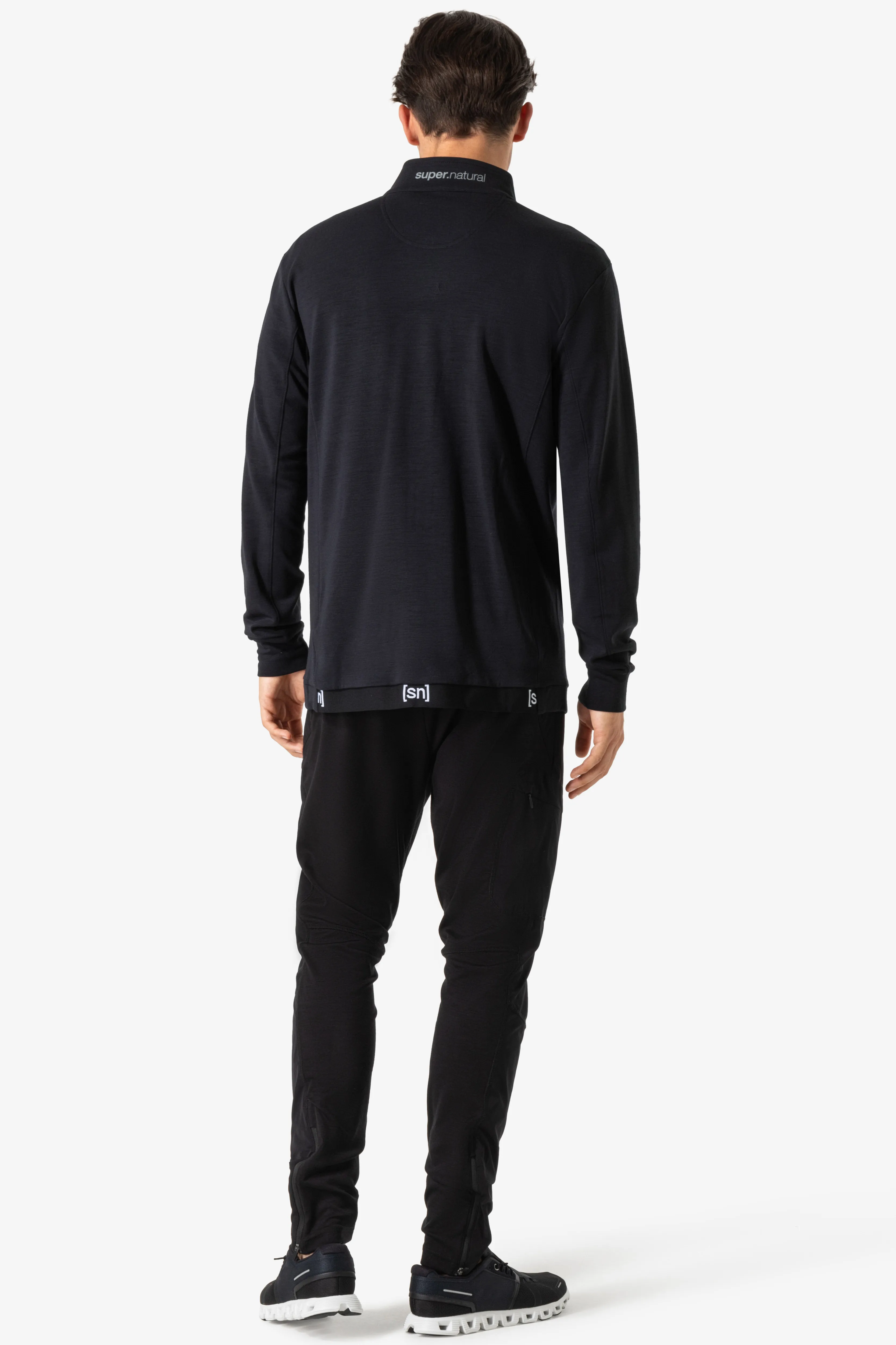 super.natural Men&#x27;s Motion Jacket Jet Black | Buy super.natural Men&#x27;s Motion Jacket Jet Black here | Outnorth