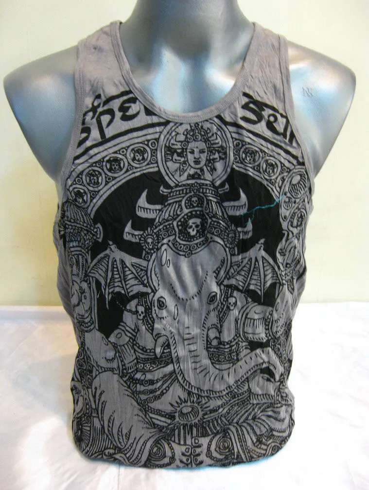 Sure Design Men's Batman Ganesh Tank Top Gray