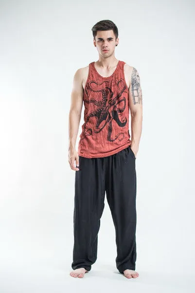 Sure Design Men's Octopus Tank Top Brick