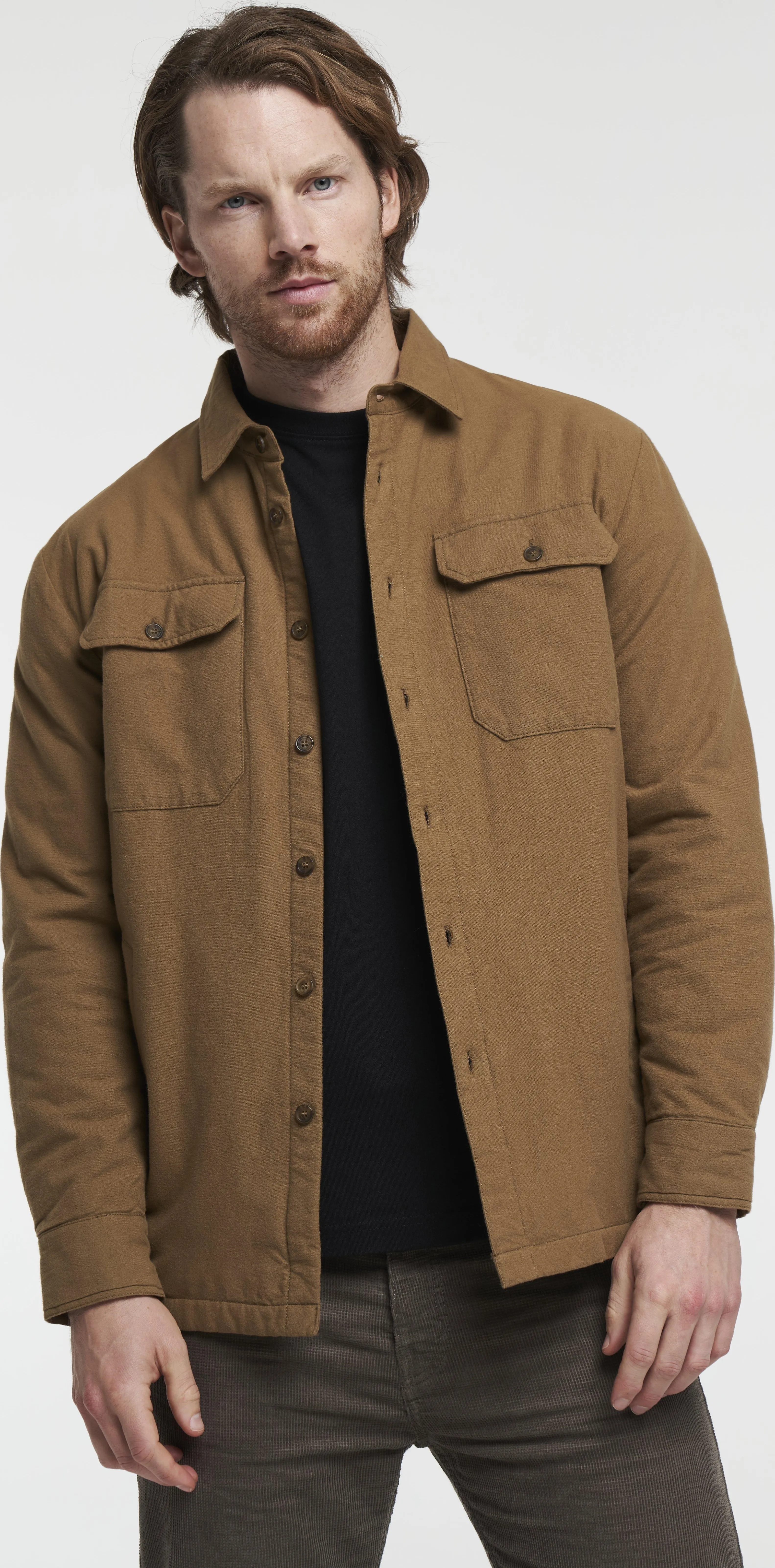 Tenson Men&#x27;s Cargo Shirt Jacket Khaki | Buy Tenson Men&#x27;s Cargo Shirt Jacket Khaki here | Outnorth