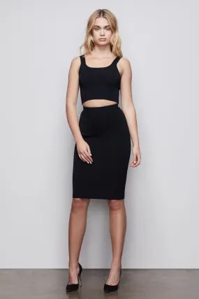 THE CONTOURED TANK TOP | BLACK001