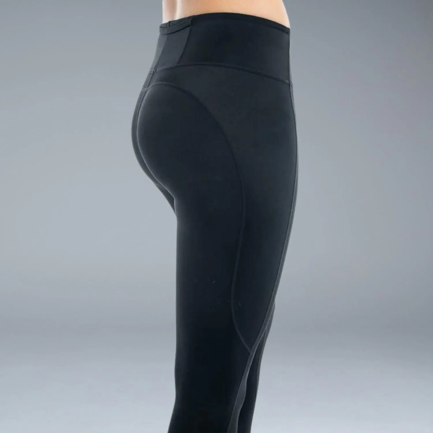 Valour Active 7/8  Lycra Tights- Black