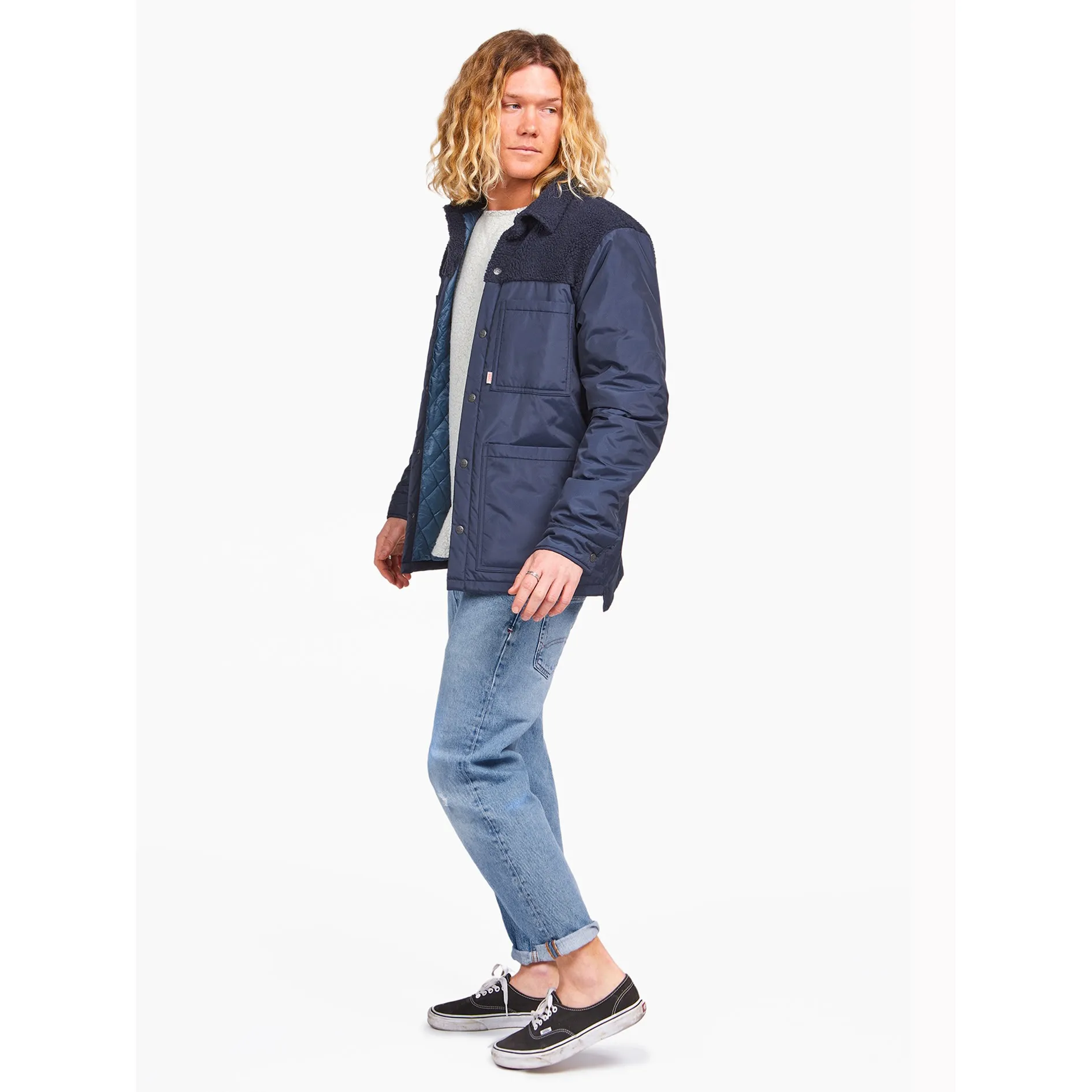 Varg Men&#x27;s Ingarö Shirt Jacket Dark Blue | Buy Varg Men&#x27;s Ingarö Shirt Jacket Dark Blue here | Outnorth
