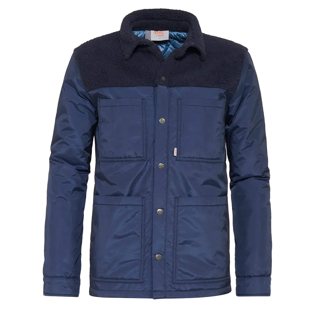 Varg Men&#x27;s Ingarö Shirt Jacket Dark Blue | Buy Varg Men&#x27;s Ingarö Shirt Jacket Dark Blue here | Outnorth