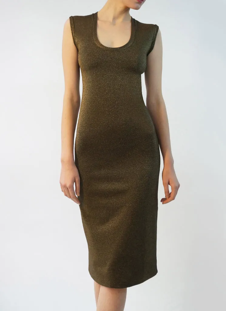 VAVARA DRESS (GOLD DUST)