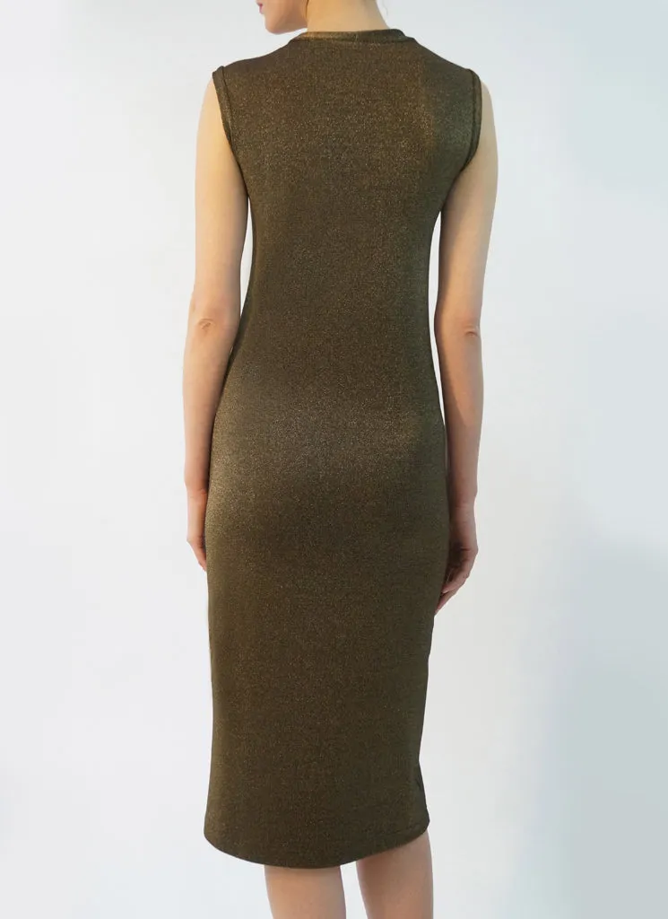 VAVARA DRESS (GOLD DUST)