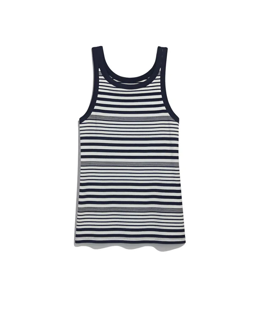Vineyard Vines Womens Hertiage Ribbed Tank Top