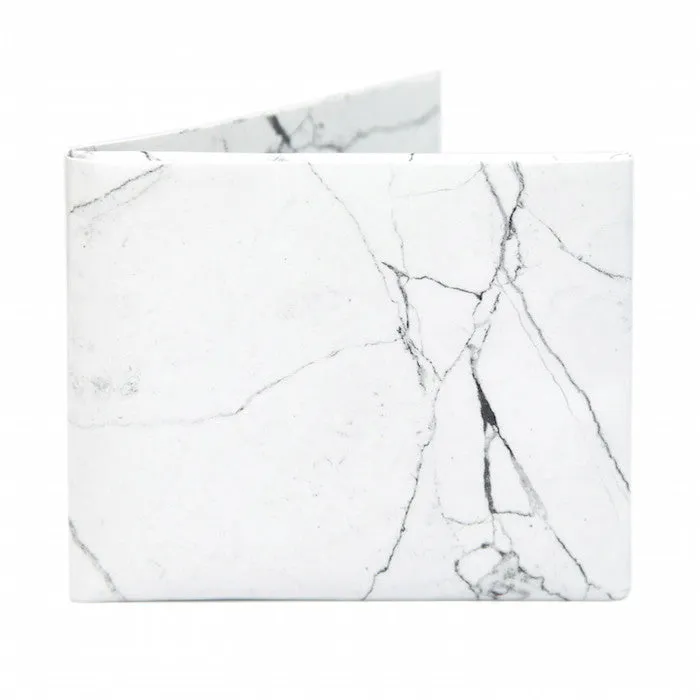 Walart White Marble Wallet