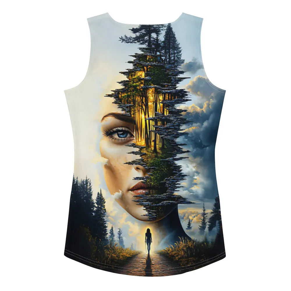 Whispers of Growth Sublimation Cut & Sew Tank Top
