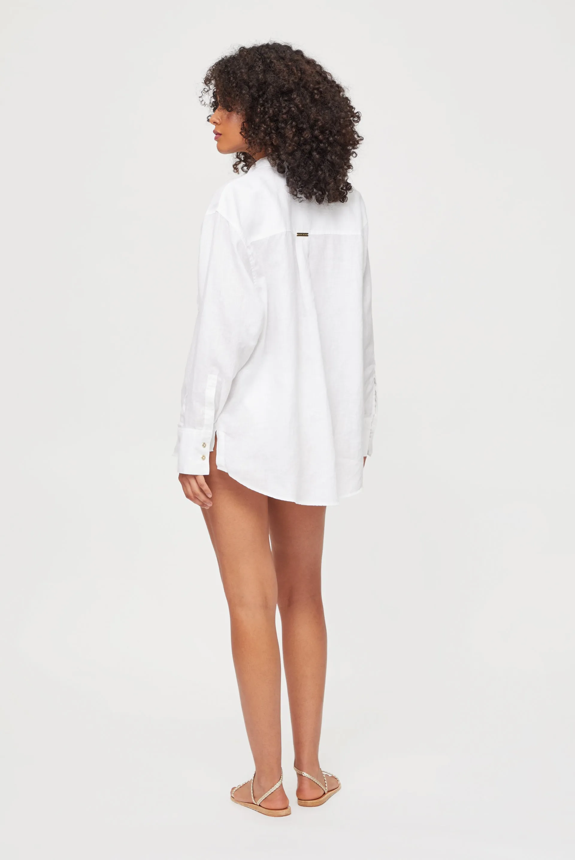 White Bay Linen Short Set