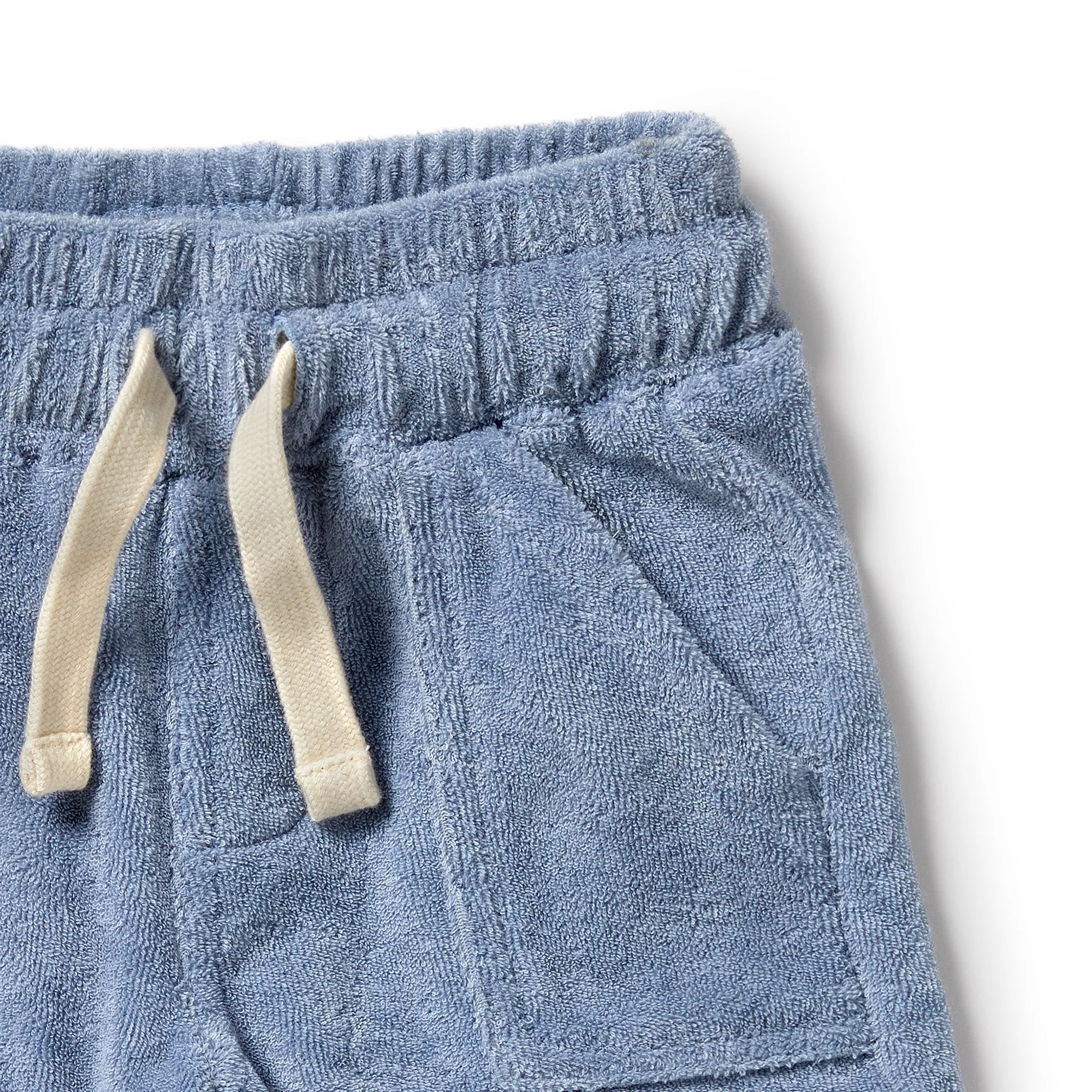 Wilson and Frenchy Organic Terry Short Dusty Blue