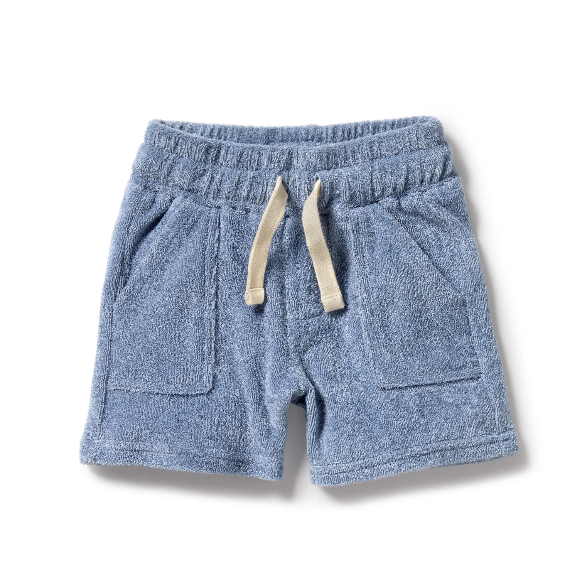 Wilson and Frenchy Organic Terry Short Dusty Blue