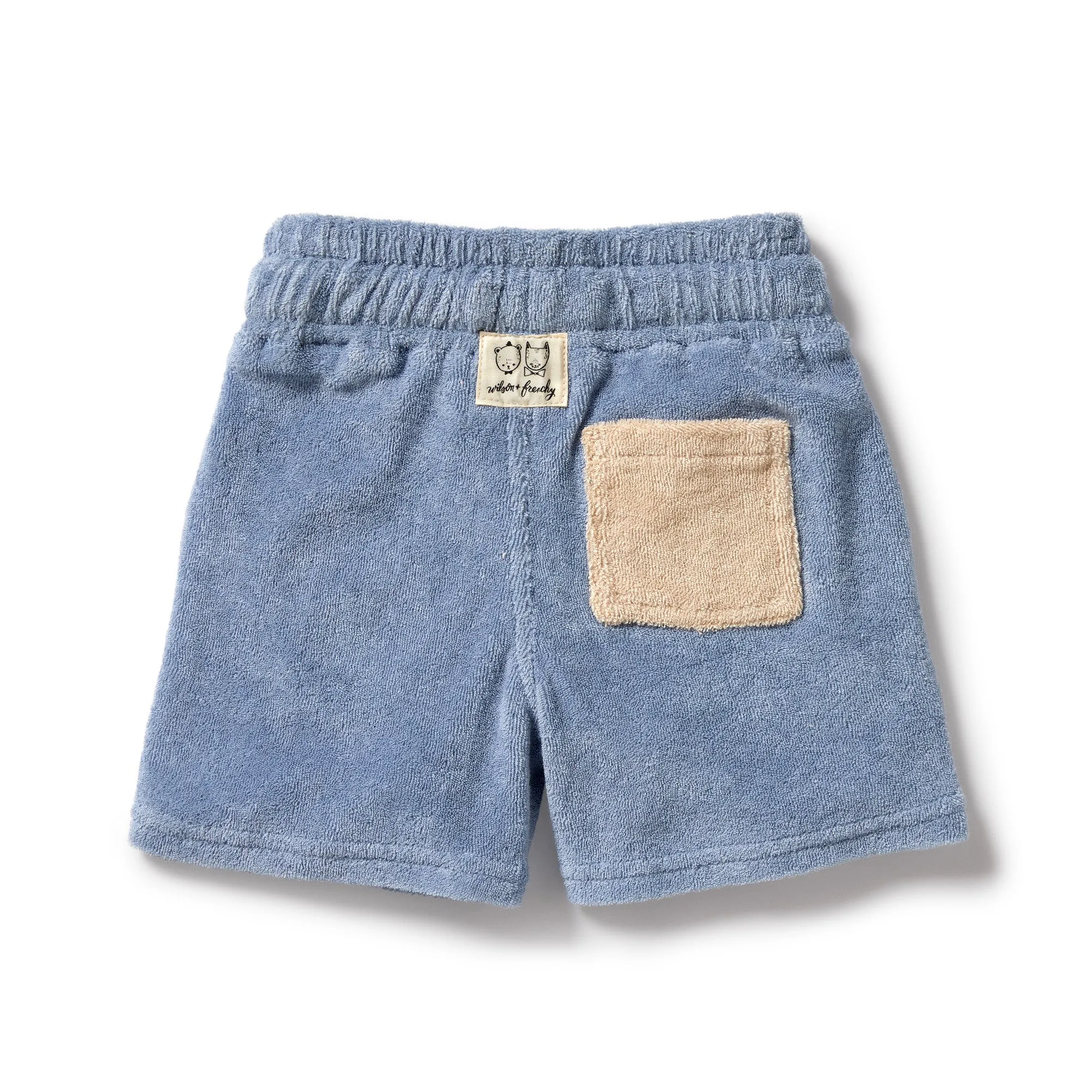 Wilson and Frenchy Organic Terry Short Dusty Blue