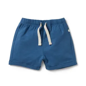 Wilson and Frenchy Organic Tie Front Short Dark Blue